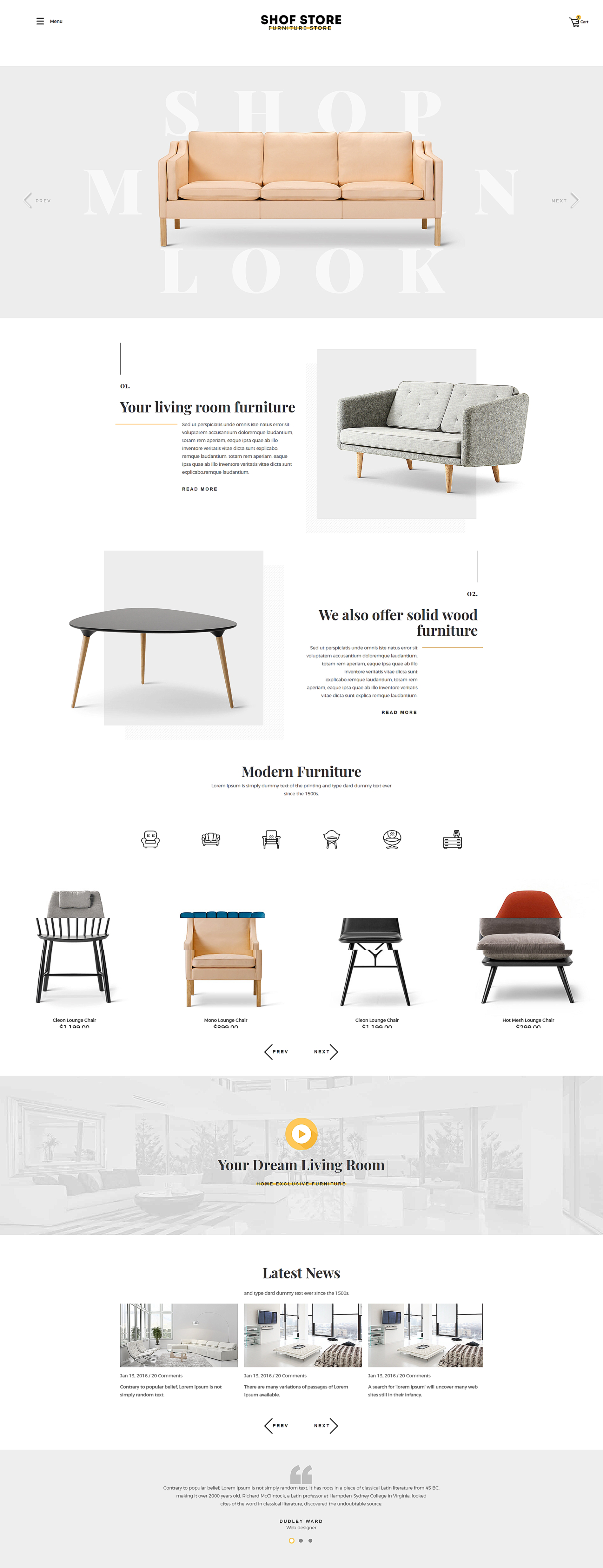 shofstore Website design